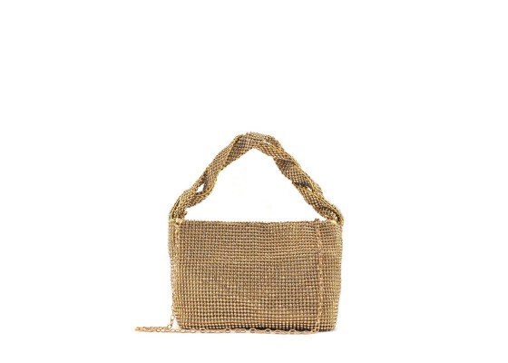 Clutch De Cadena Brillo 